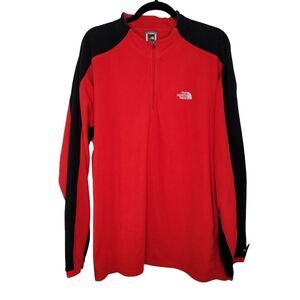 North Face TKA 100 Fleece Pullover Sweatshirt 1/4 Zip Hiking Size XXL